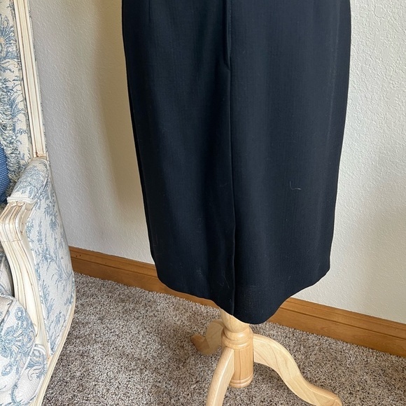 Armani Black Skirt Size 6 Wool - Picture 2 of 3